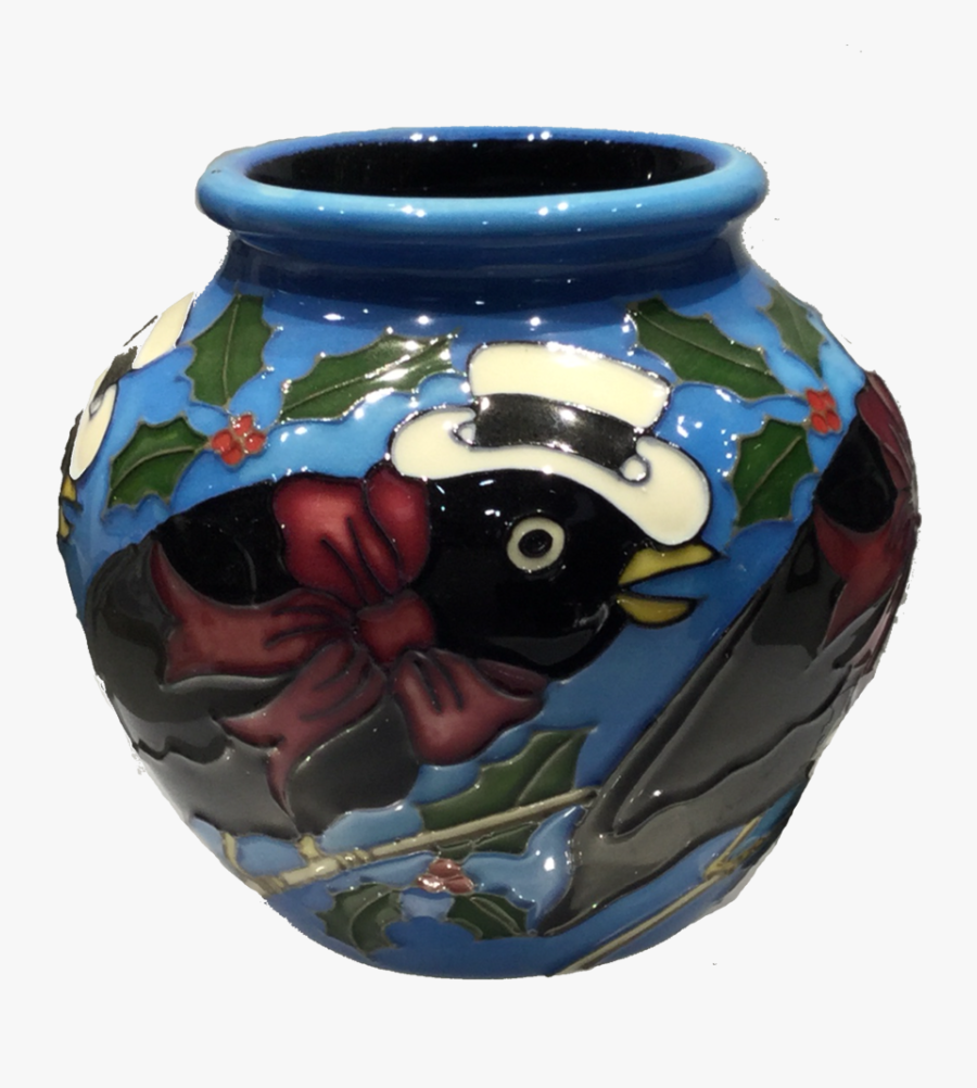 Days Of Christmas-4 Calling Birds - Vase, Transparent Clipart