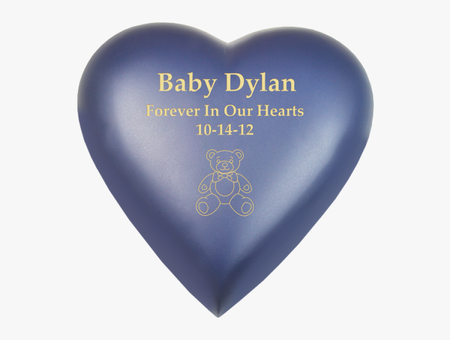 Pet Heart Urn Engraved, Transparent Clipart