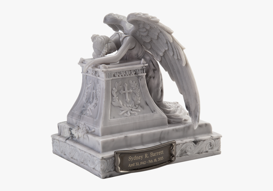 Angel In Mourning Keepsake Token Urn - Urn, Transparent Clipart