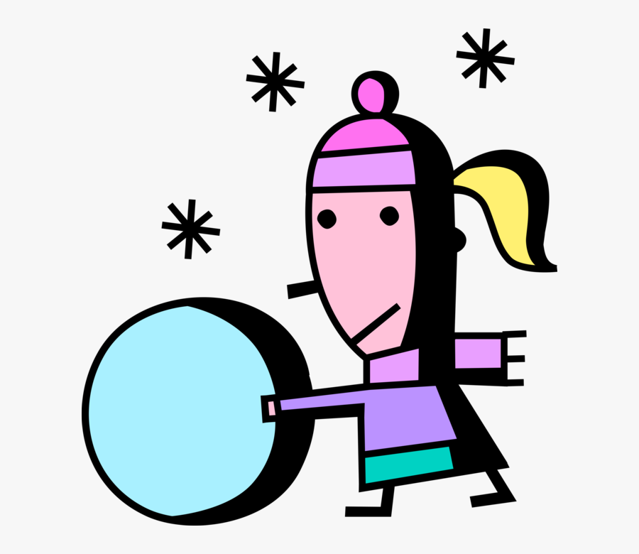 Snowball Clipart Rolling, Transparent Clipart