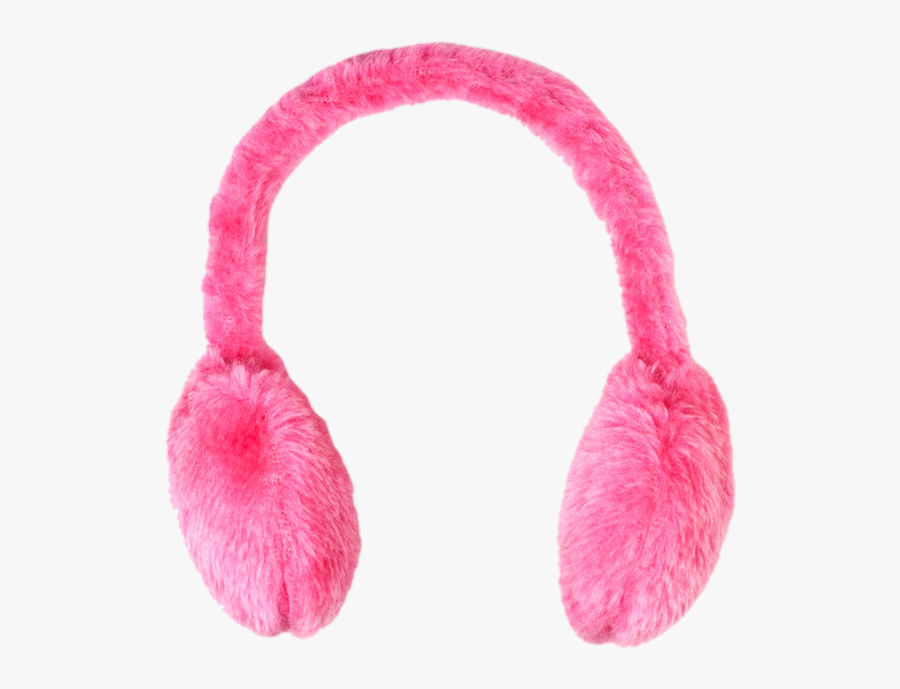 Clip Art Fuzzy Earmuffs - Pink Ear Muffs, Transparent Clipart