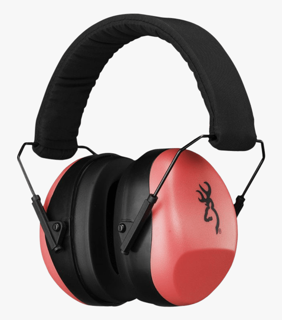 Browning Buckmark Ii Ear Muffs Pink - Browning, Transparent Clipart