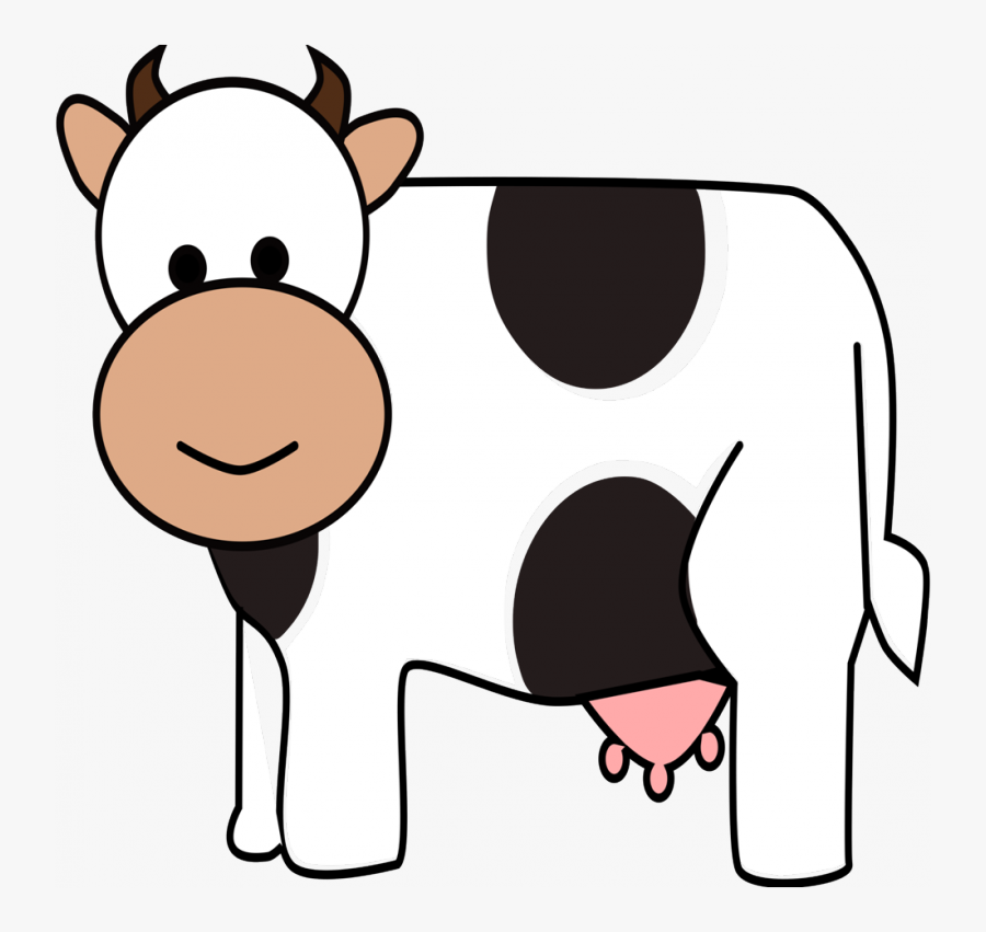 Clip Art Cow, Transparent Clipart