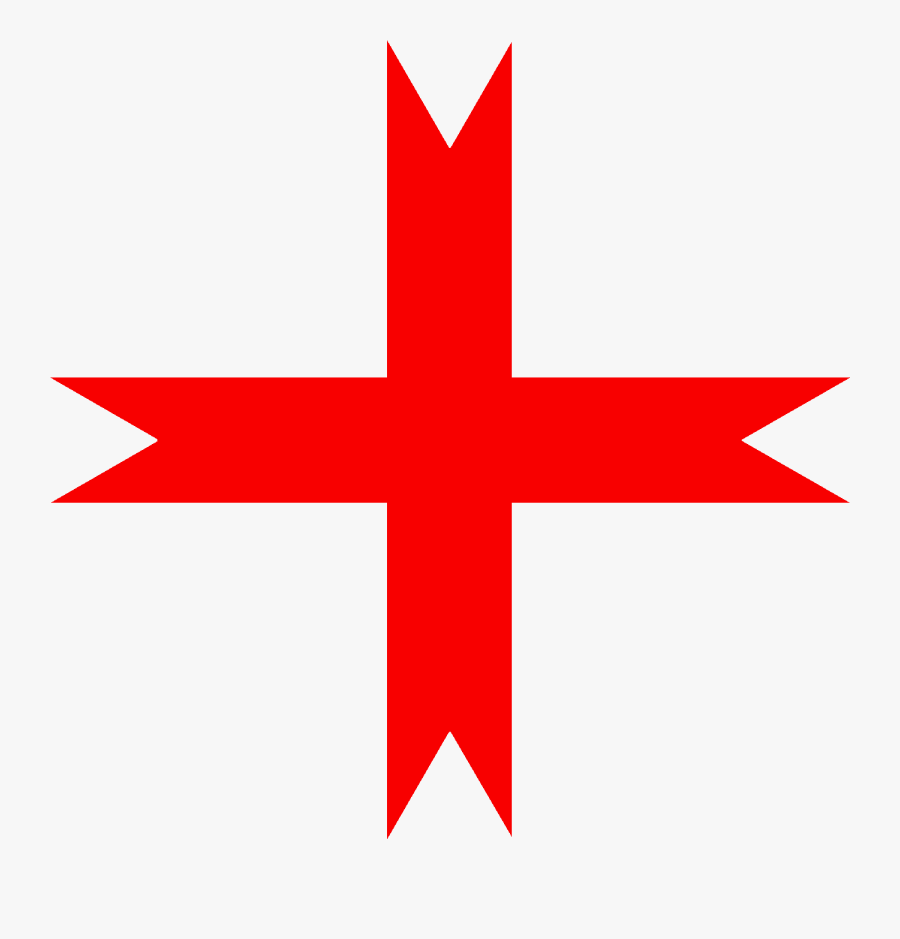 The Ancient Symbol Of The Knights Templar"s Red Cross - Cross, Transparent Clipart