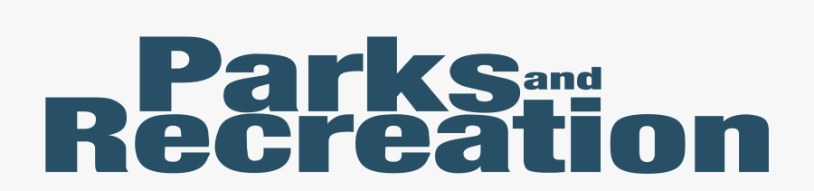 Clip Art Parks And Rec Font - Parks And Recreation Logo Png, Transparent Clipart