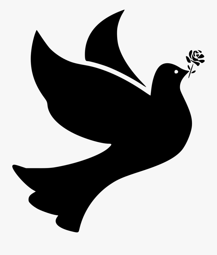 Transparent Dove Silhouette Png, Transparent Clipart