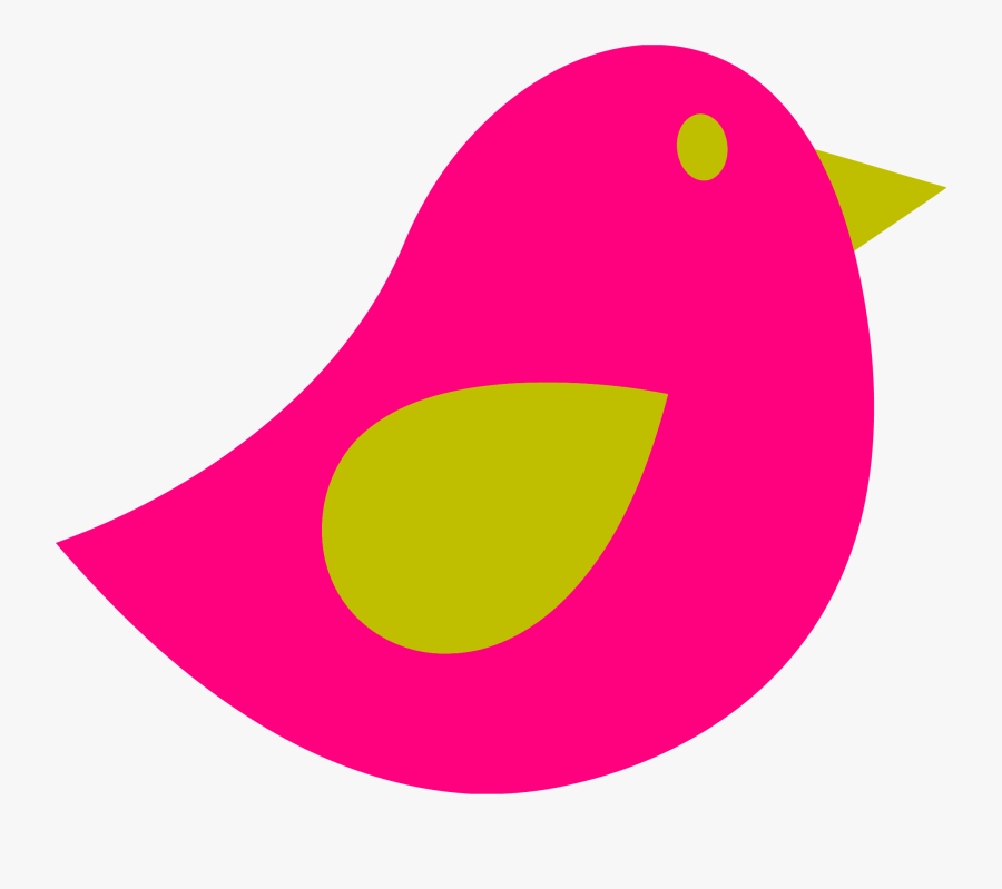 Pink And Green Bird Clipart Png - Pink And Green Birds, Transparent Clipart