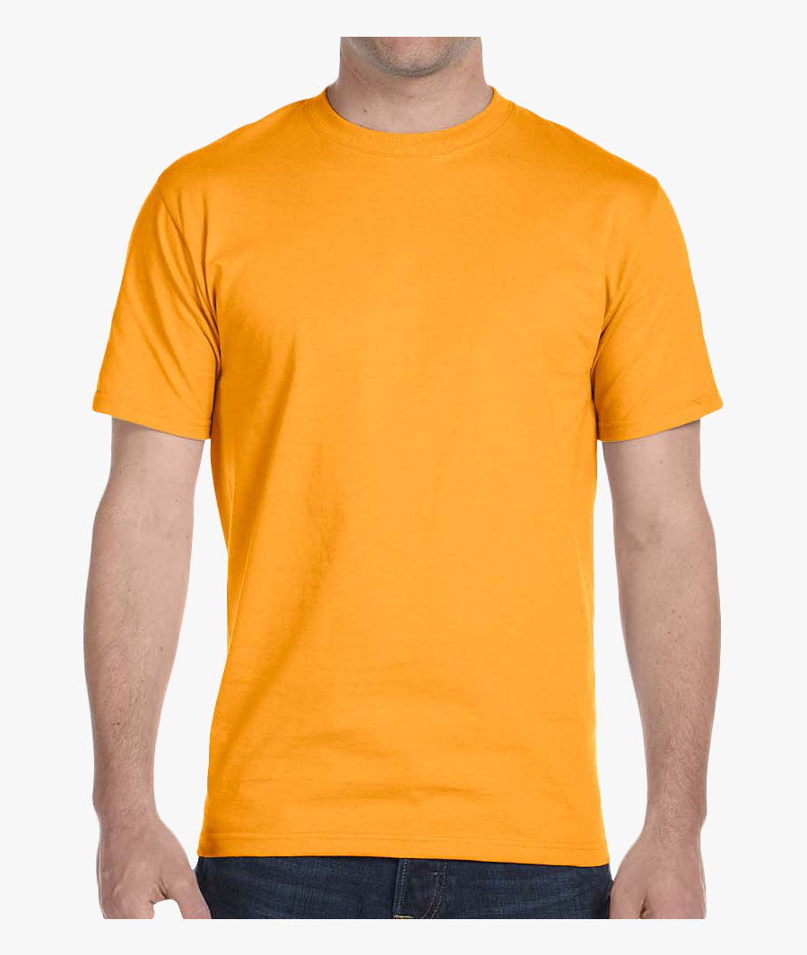 Transparent Tshirt Template Png Blank Mustard Yellow Shirt