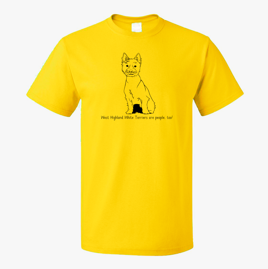 Transparent West Highland Terrier Clipart - T Shirt For Design, Transparent Clipart