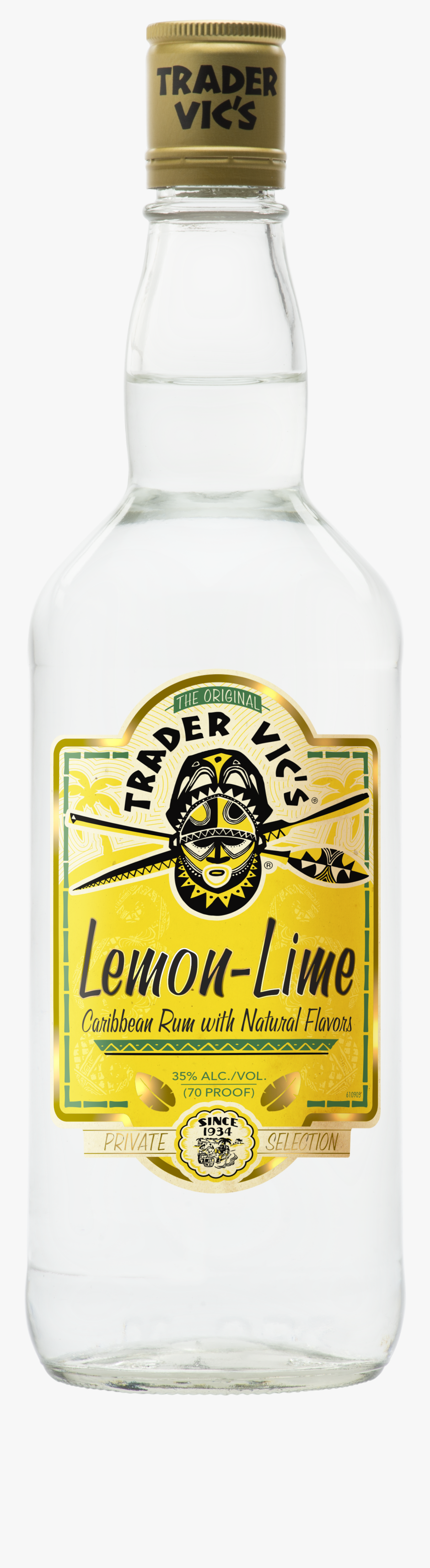Trader Vic S Products - Trader Vic's Limon Rum, Transparent Clipart