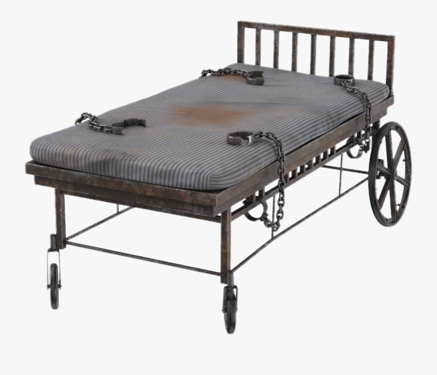#freetoedit #asylumbed #asylum #hospitalbed #creepy - Asylum Bed, Transparent Clipart