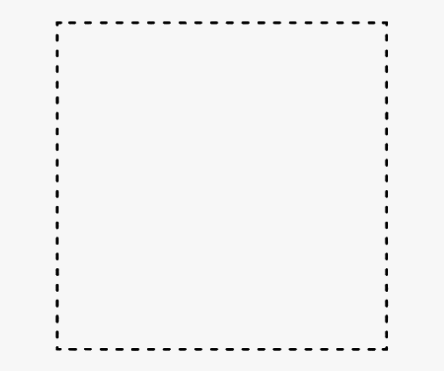 Dotted Line Box Png - Stamp Outline, Transparent Clipart