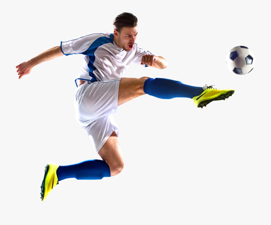 World Cup Football Player Kick-off - Soccer Player Png, Transparent Clipart