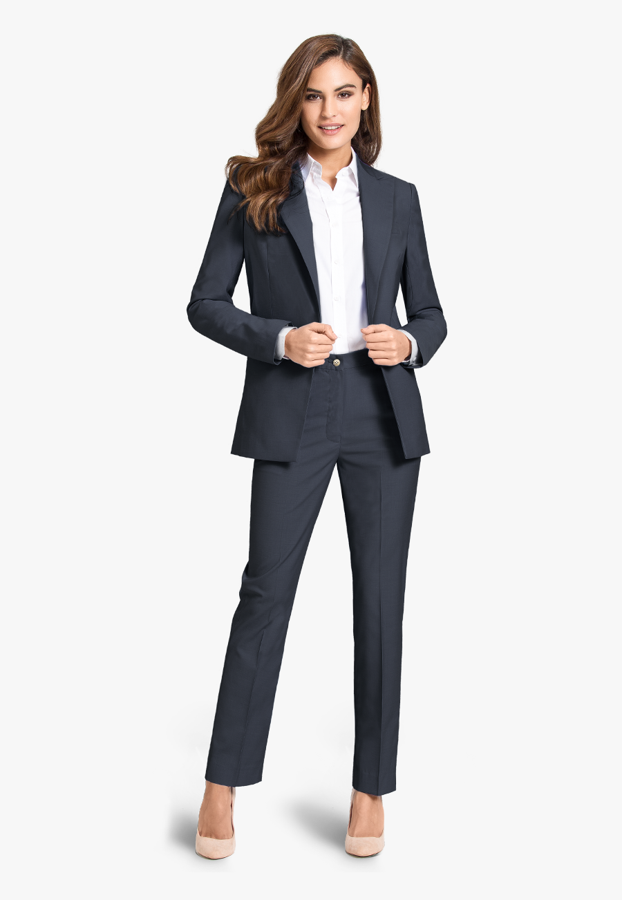 Woman Suit Png - Women Tuxedo, Transparent Clipart