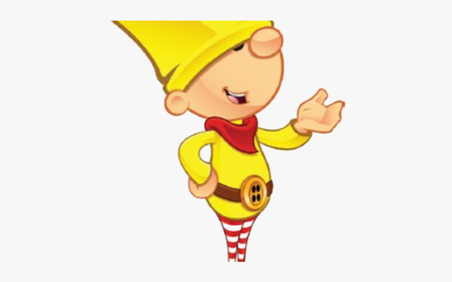 Elf Clipart Couple - Yellow Elf, Transparent Clipart