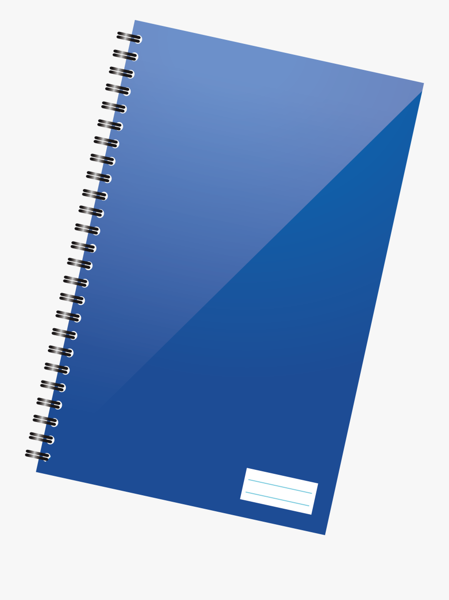 Notebook Transparent File - Blue Notebook Png, Transparent Clipart
