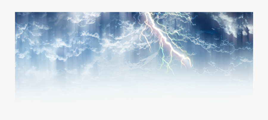 Transparent Lightning Strike Png - Storm Cloud Lightning Png, Transparent Clipart