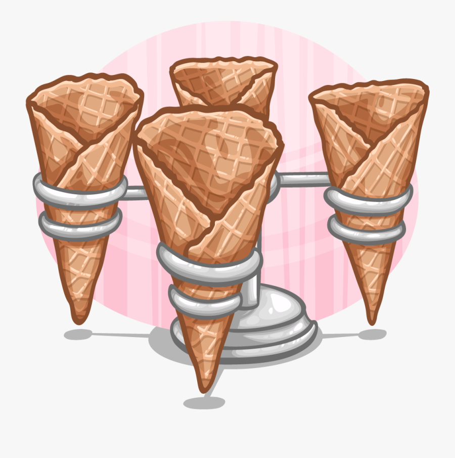 Ice Cream Cone, Transparent Clipart