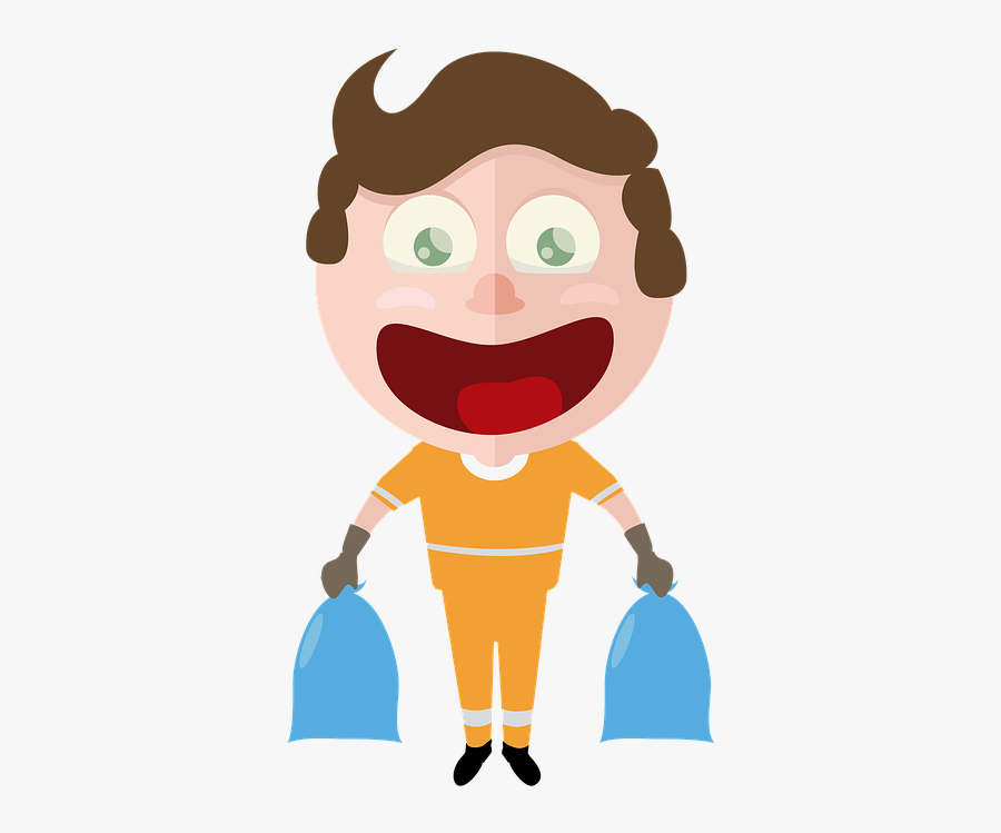 Collector, Trash, Street-sweeper, Collection, Selective - Coletor De Lixo Png, Transparent Clipart