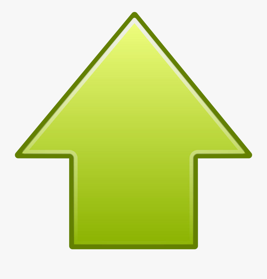 Arrow Up Clip Art - Triangle, Transparent Clipart
