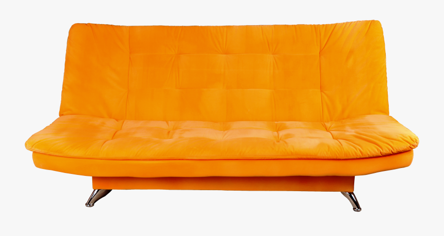 Orange Sofa Png, Transparent Clipart