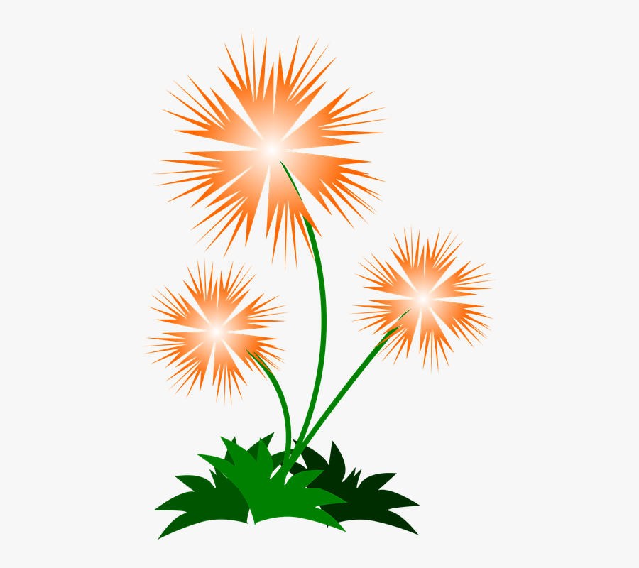 Orange Flowers Shower Curtain Clipart , Png Download - Flower All Png, Transparent Clipart