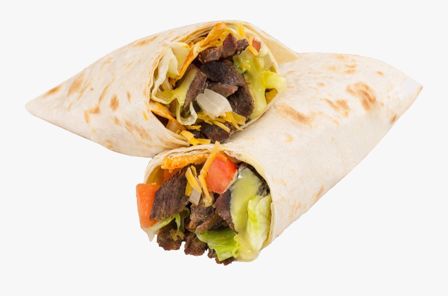Wrapped In Pita Bread - Wrap Roti, Transparent Clipart