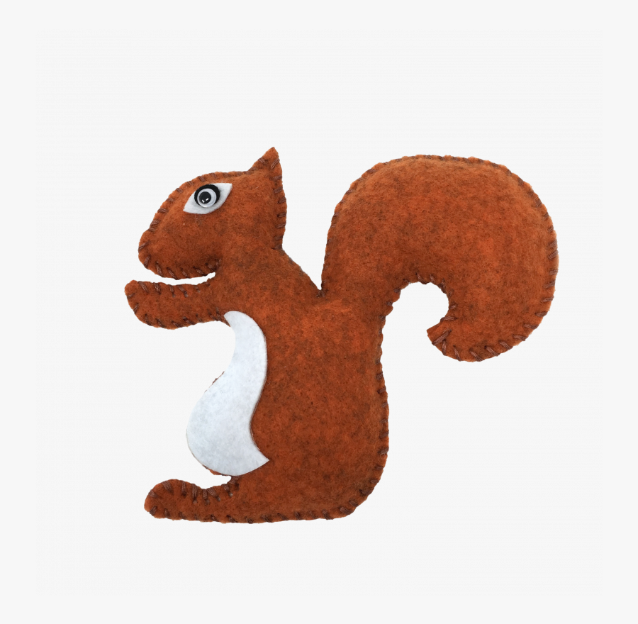 Kids Sewing Kit Nutmeg - Fox Squirrel, Transparent Clipart