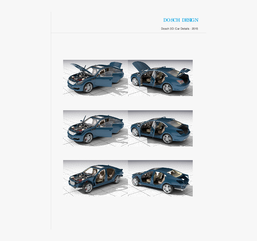 Clip Art Dosch Design D Car - Dosch 3d Car Details 2015, Transparent Clipart