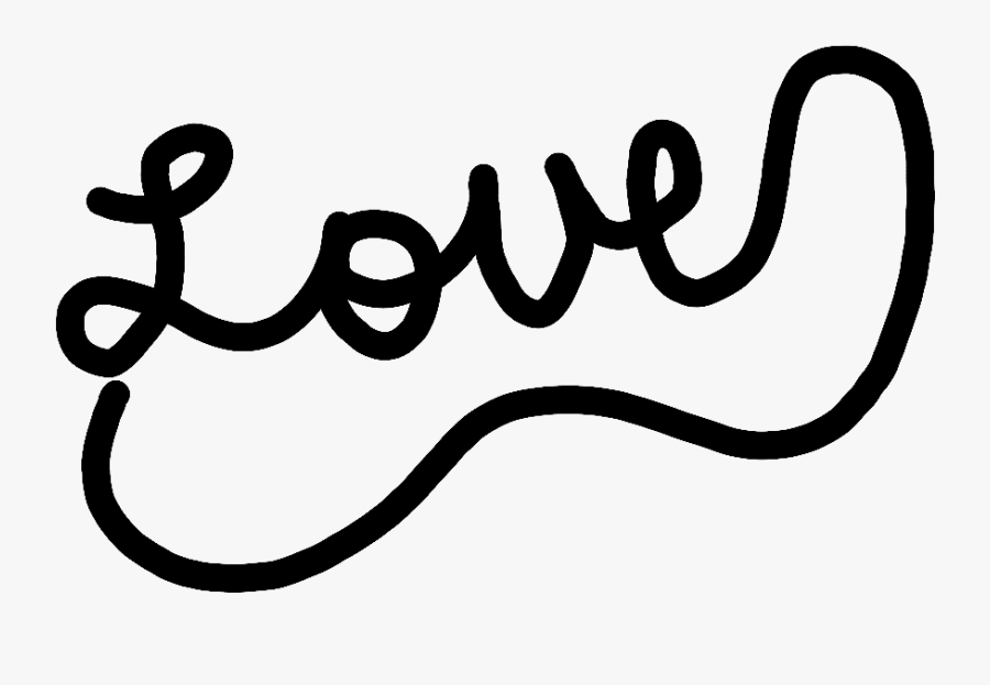 #sticker #love #lovesticker #cursive #loveincursive - Calligraphy, Transparent Clipart