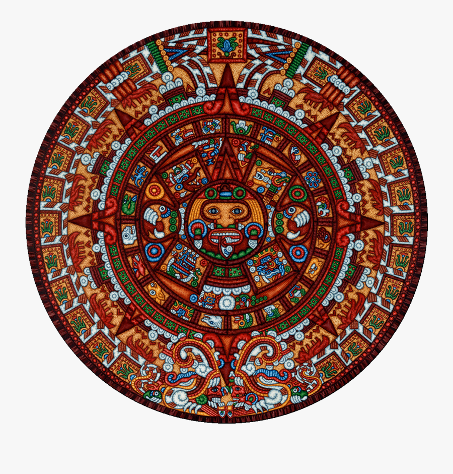 Dowdle Puzzle Aztec Calendar, Transparent Clipart