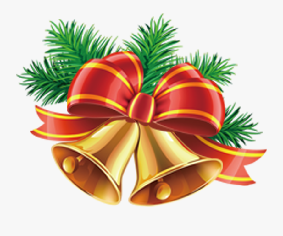Bell Christmas Gold - Christmas Bells Png, Transparent Clipart
