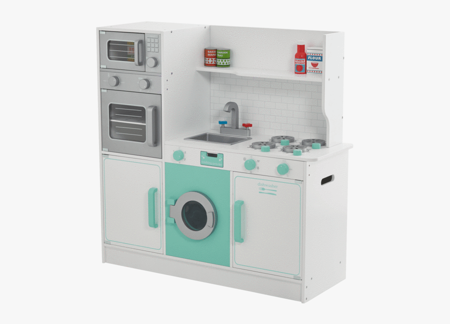 Peppermint Play Kitchen - Kitchen, Transparent Clipart