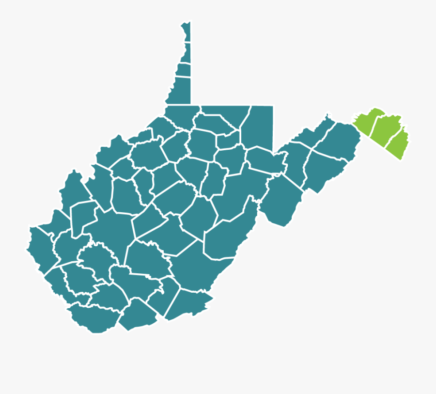 West Virginia Electoral Map 2016, Transparent Clipart