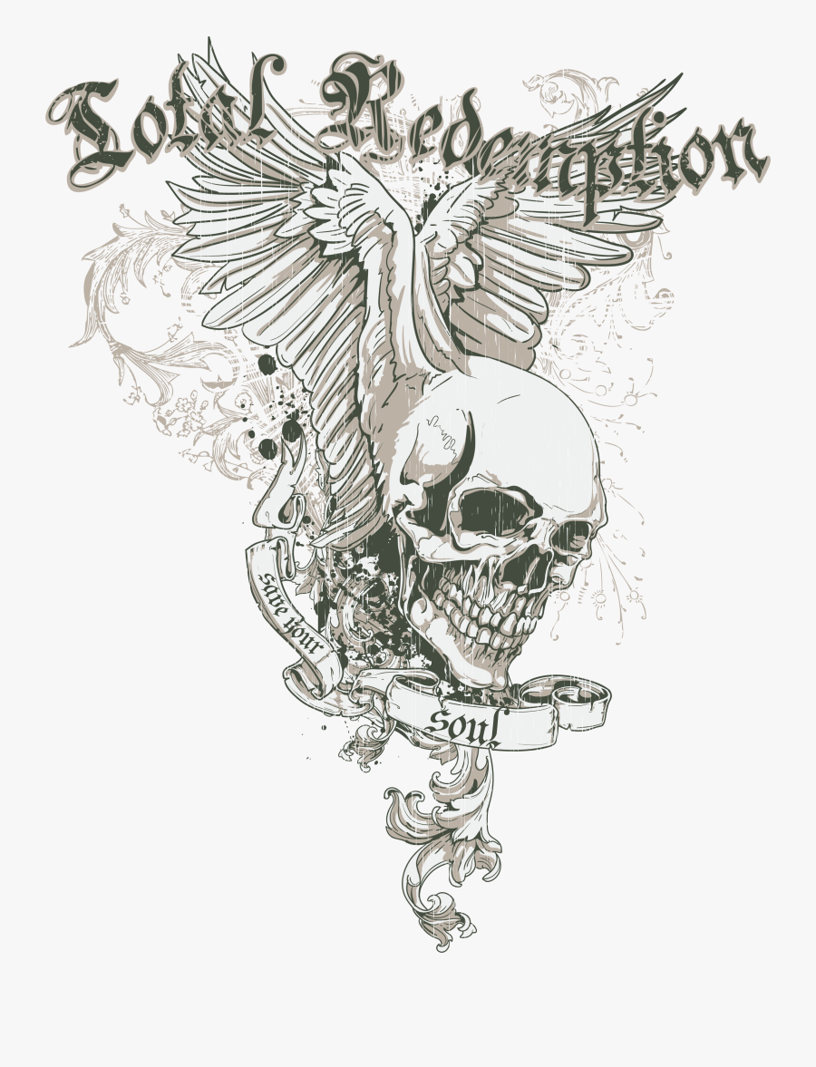 Arts Skull Illustration Visual Smiling Drawing Clipart - Art Redemption, Transparent Clipart