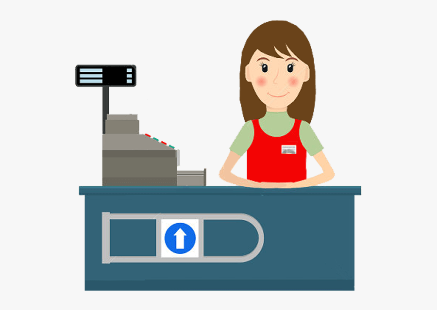 Buy Clipart Checkout Counter - Imagenes De Cajeras Animadas, Transparent Clipart