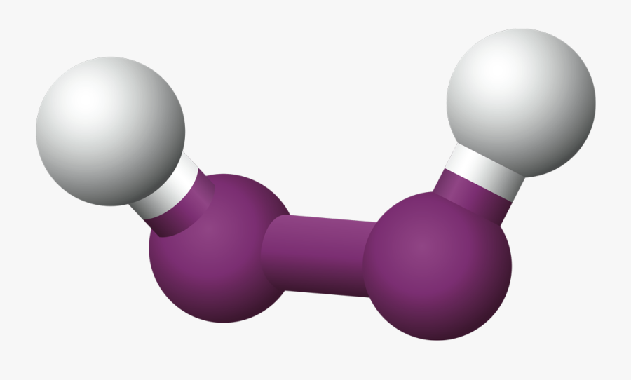 Hydrogen Ball And Stick, Transparent Clipart