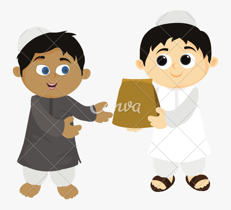 Cartoon Kids Images - Family That Help Others Clipart, Transparent Clipart