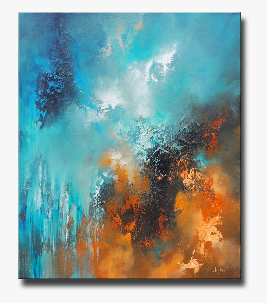 Fire And Ice Watercolor, Transparent Clipart