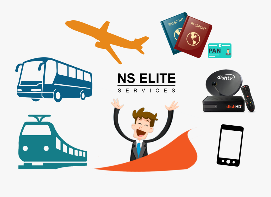 Booking Online Ticket Png, Transparent Clipart