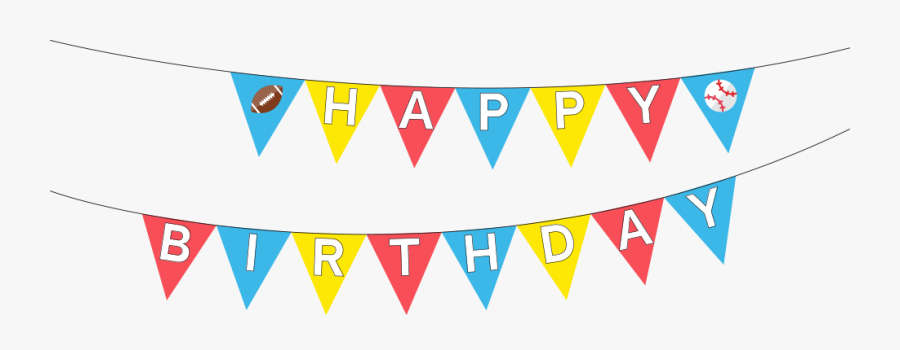 Happy Birthday Banner High Quality Png - Happy Birthday Banner Png, Transparent Clipart