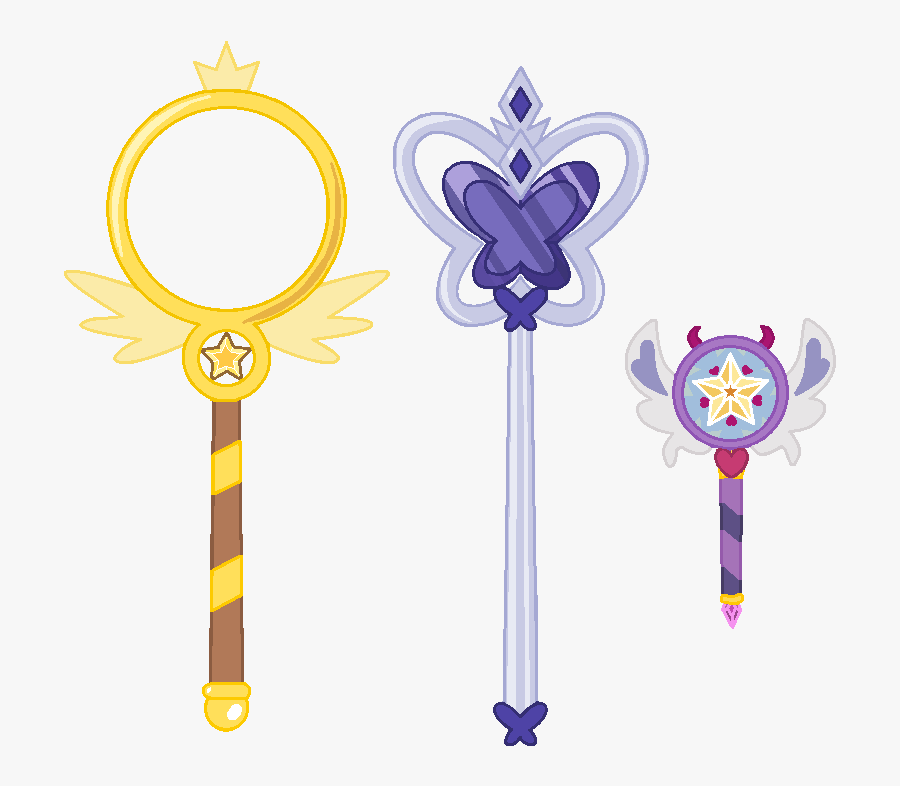 Harry Potter Clipart Magic Wand - Queens Of Mewni Wands, Transparent Clipart