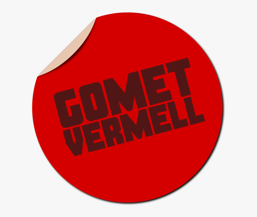 Red Dot Adhesive - Circle, Transparent Clipart