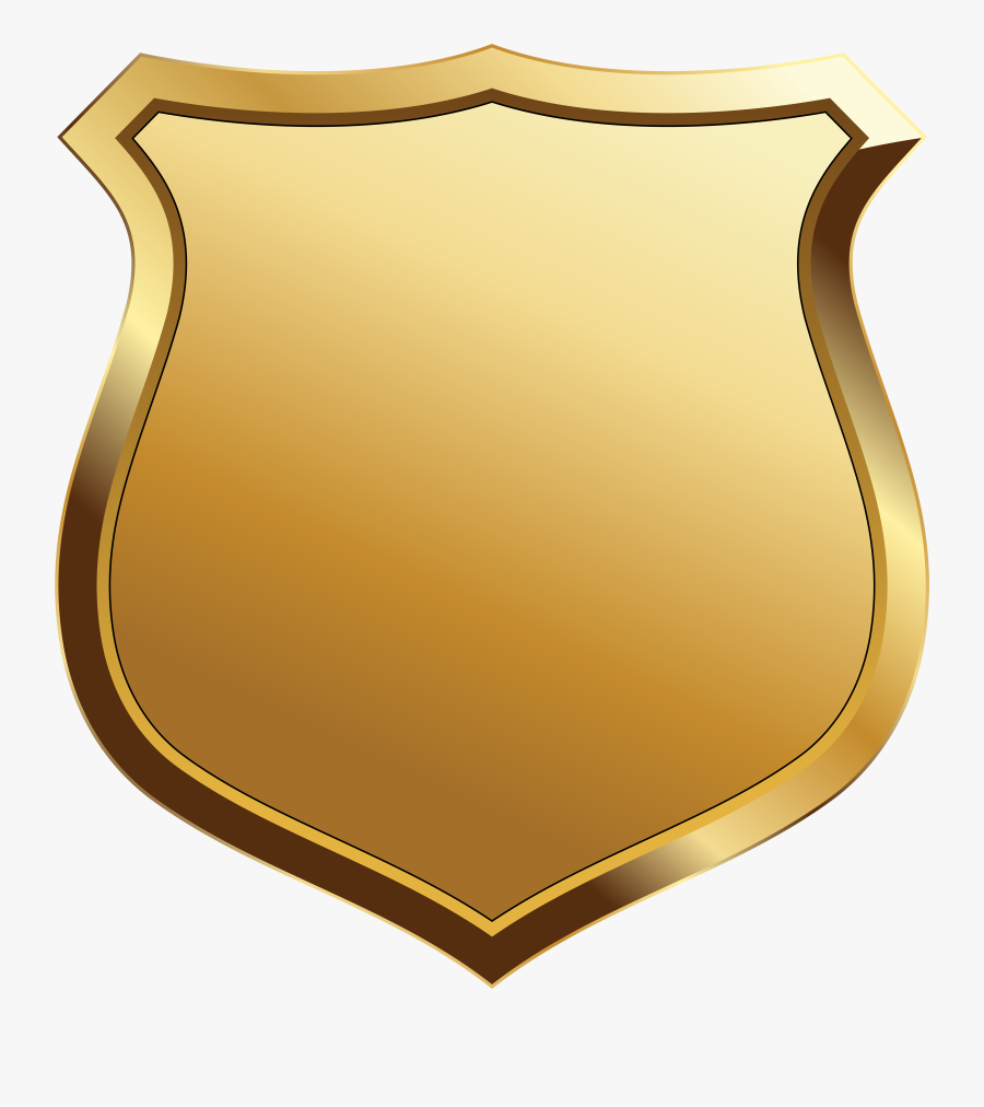 Clipart Shield Gold, Transparent Clipart