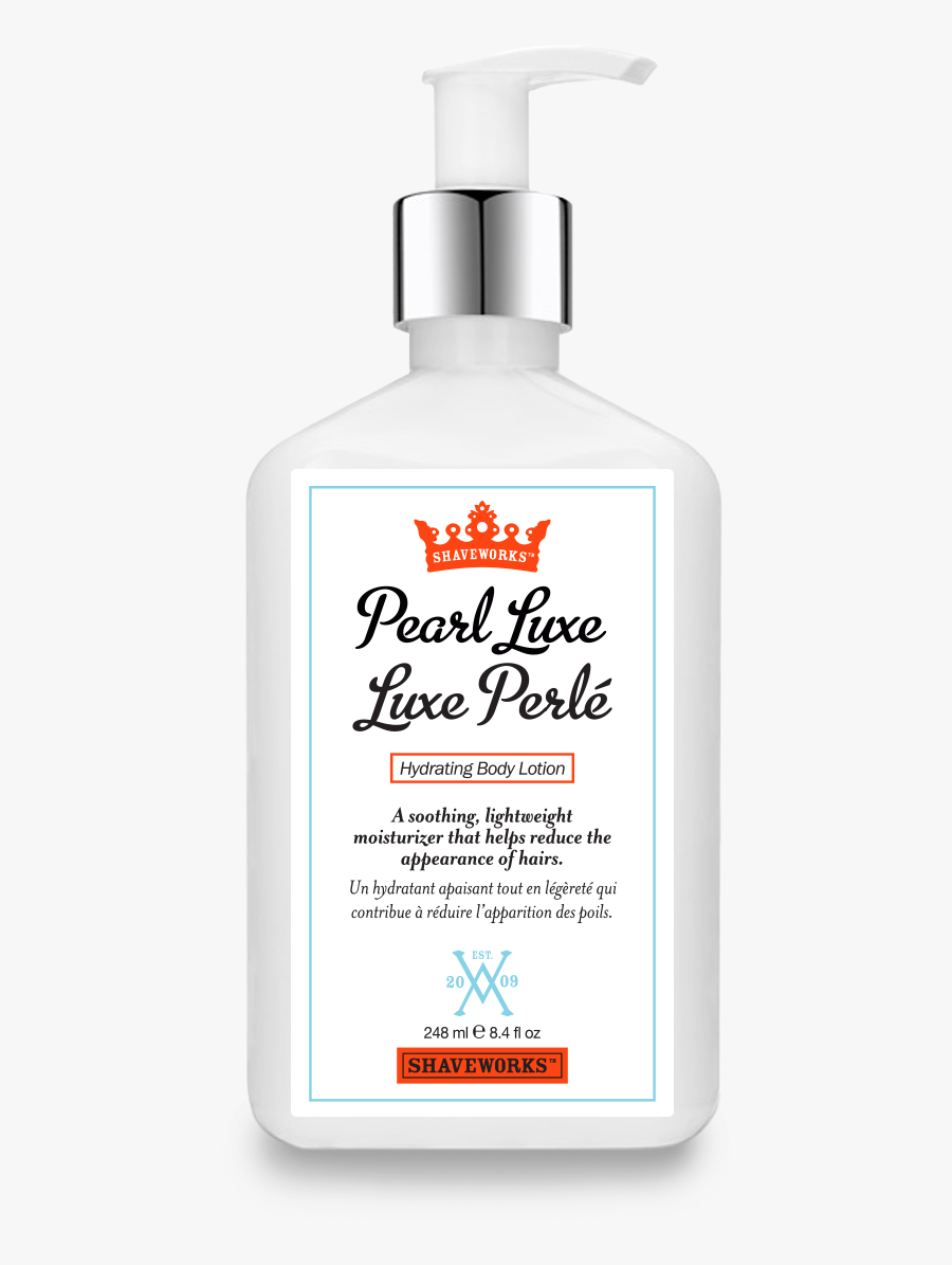 Pearl Luxe Pump Bottle - Pump Bottle Shave Cream, Transparent Clipart