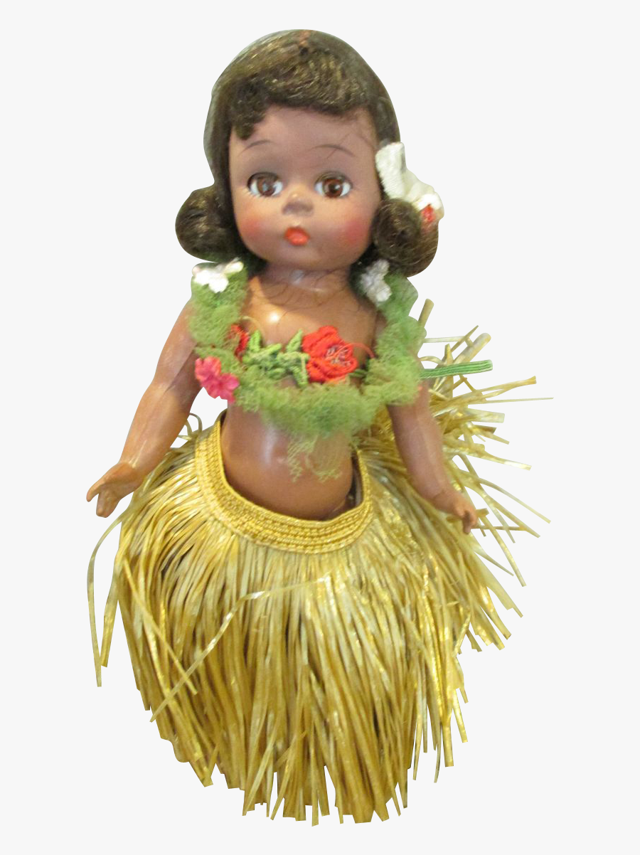 Rare 1966 Madame Alexander Wendy Doll In Hula Skirt - Doll, Transparent Clipart