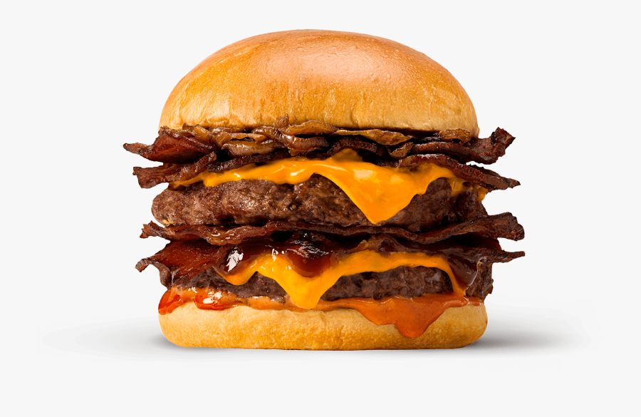 Cheeseburger Buffalo Burger Hamburger Flip Burger Senopati - Carl's Jr Transparent, Transparent Clipart