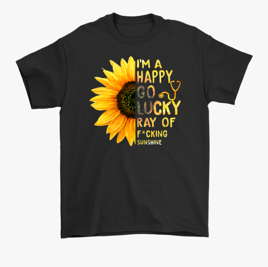 Am A Ray Of Fucking Sunshine Shirt T Shirt Tee, Transparent Clipart