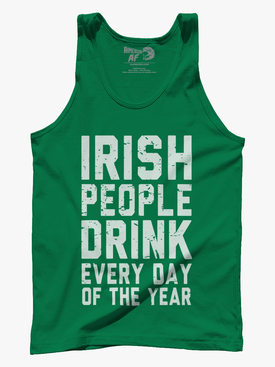 Clip Art Spd Irish People Drink - Active Tank, Transparent Clipart