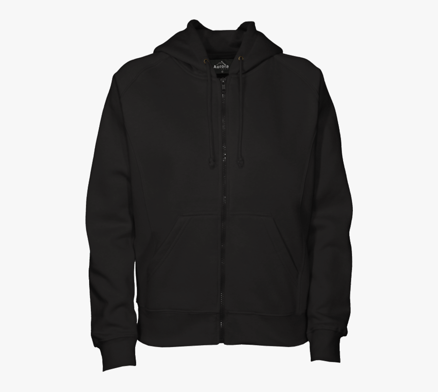 550 X 727 - Black Zipper Hoodie Front, Transparent Clipart